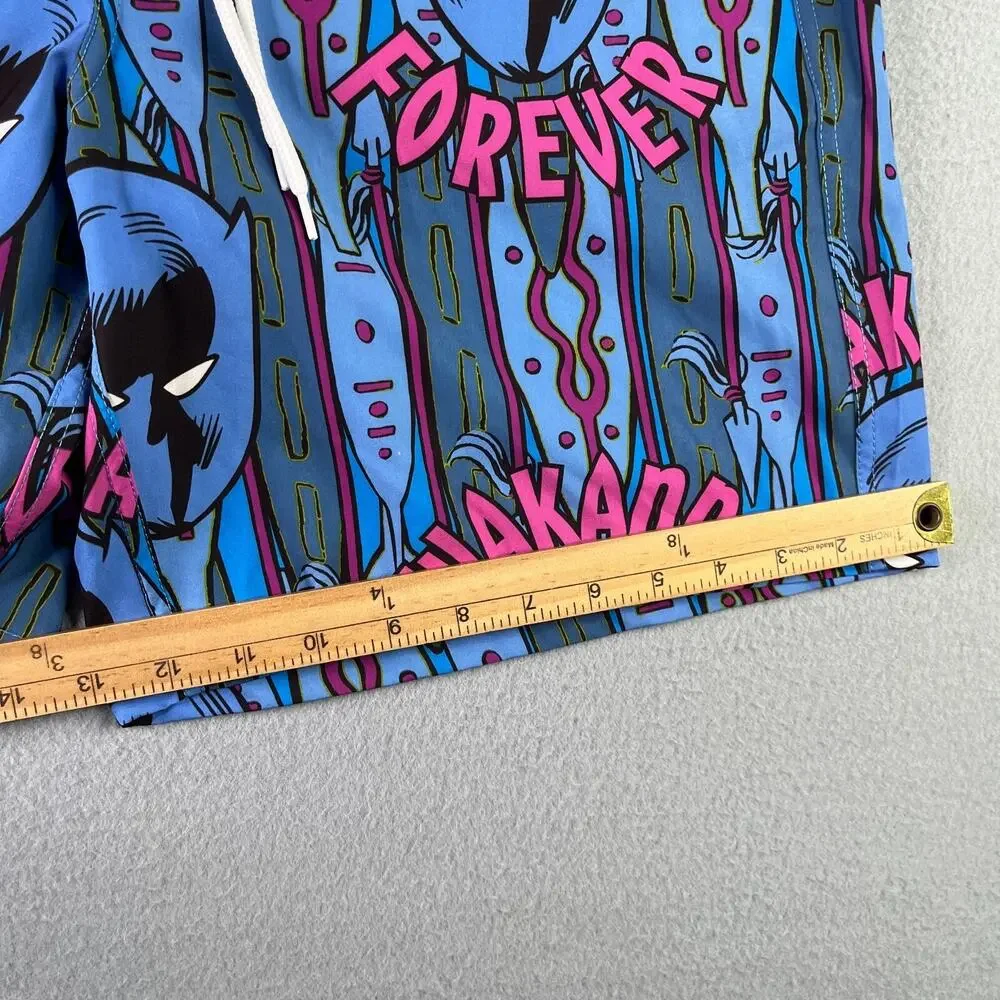 Marvel Wakanda Forever Swim Trunks Mens Lined Large Bathing Suit Mens New NWT